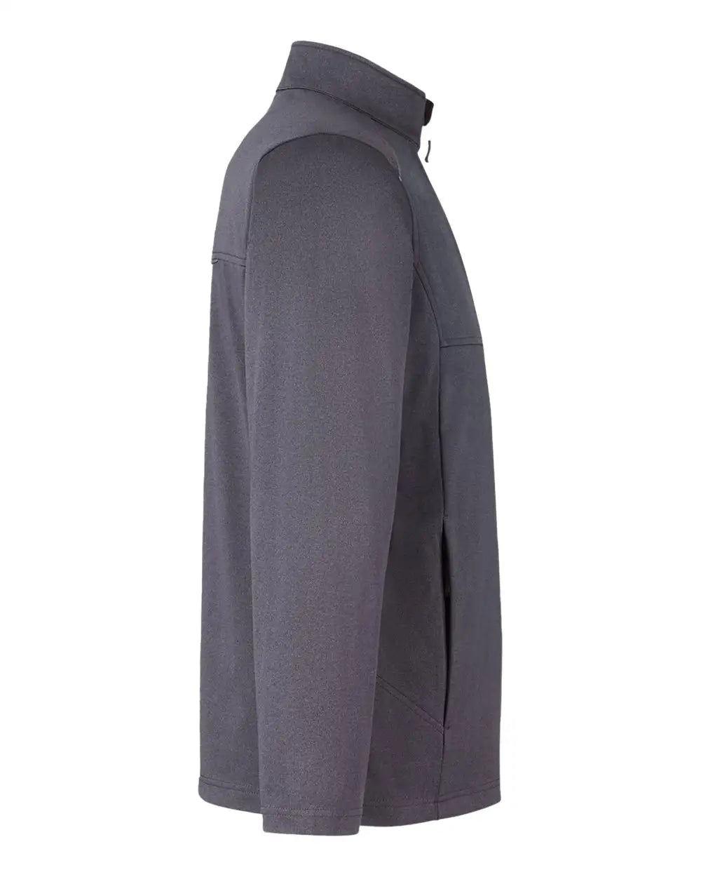 Core365 Ce708 Men’s Techno Lite Three-layer Knit Tech-shell Jacket - Carbon Heather