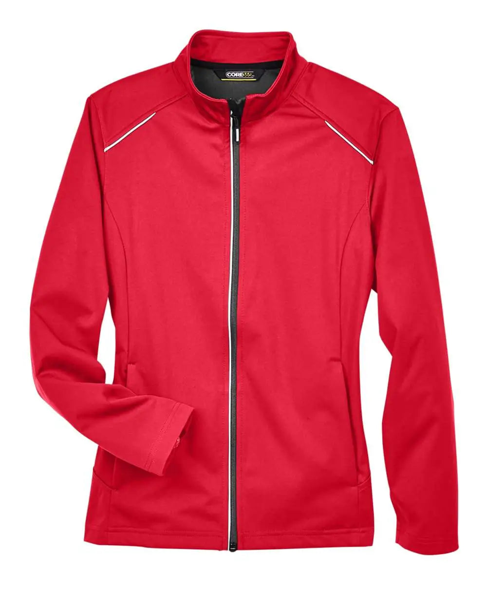 Core365 Ce708w Women’s Techno Lite Three-layer Knit Tech-shell - Classic Red - Ladies Xs