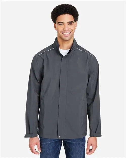 Core365 Ce712 Men’s Barrier Rain Jacket - Carbon - Carbon / s