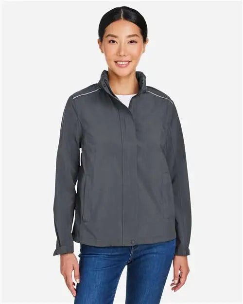 Core365 Ce712w Women’s Packable Rain Jacket - Carbon