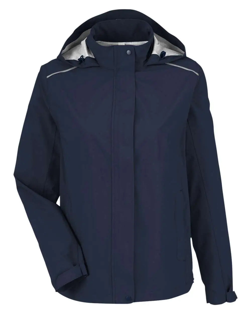 Core365 Ce712w Women’s Packable Rain Jacket - Classic Navy - Classic Navy / Xs