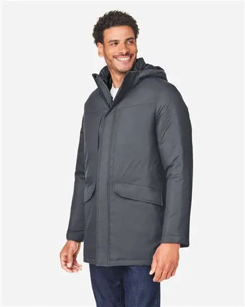 Core365 Ce725 Men’s Inspire 3-in-1 Jacket with Insulated Liner - Carbon Black