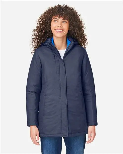 Core365 Ce725w Women’s Inspire 3-in-1 Jacket with Insulated Liner - Classic Navy True Royal