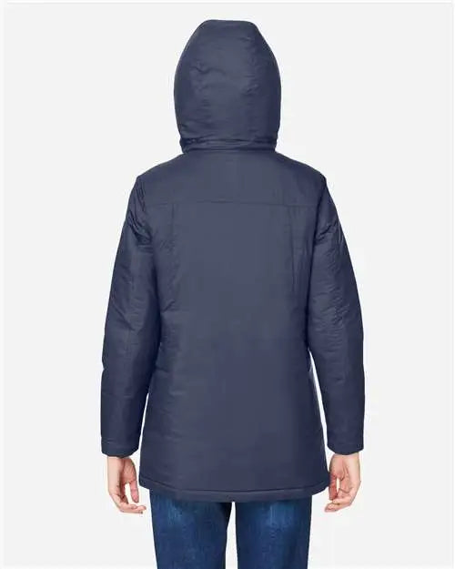 Core365 Ce725w Women’s Inspire 3-in-1 Jacket with Insulated Liner - Classic Navy True Royal