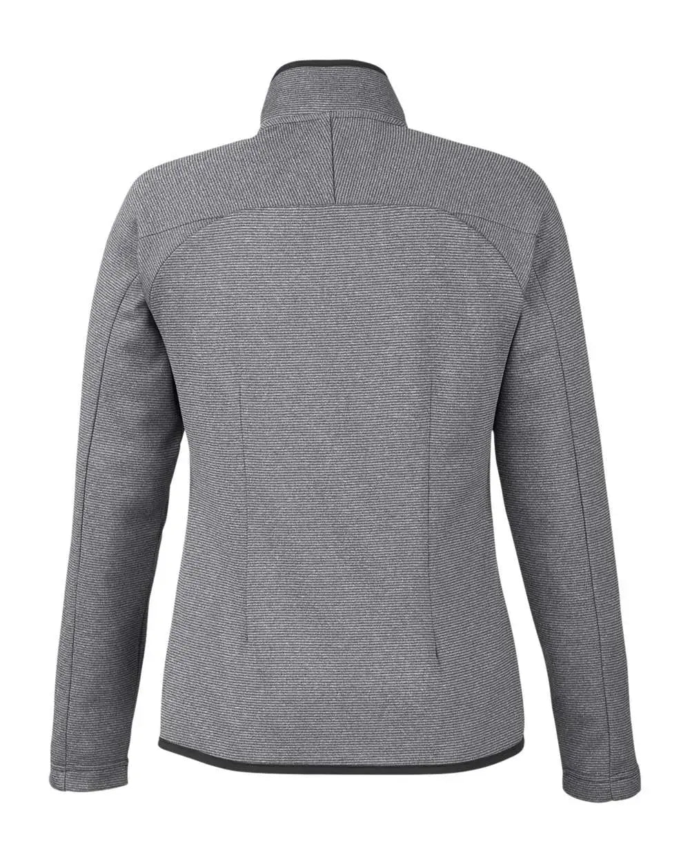 Core365 Ce72w Women’s Venture Heathered Stripe Full-zip - Black White - Black / Xs