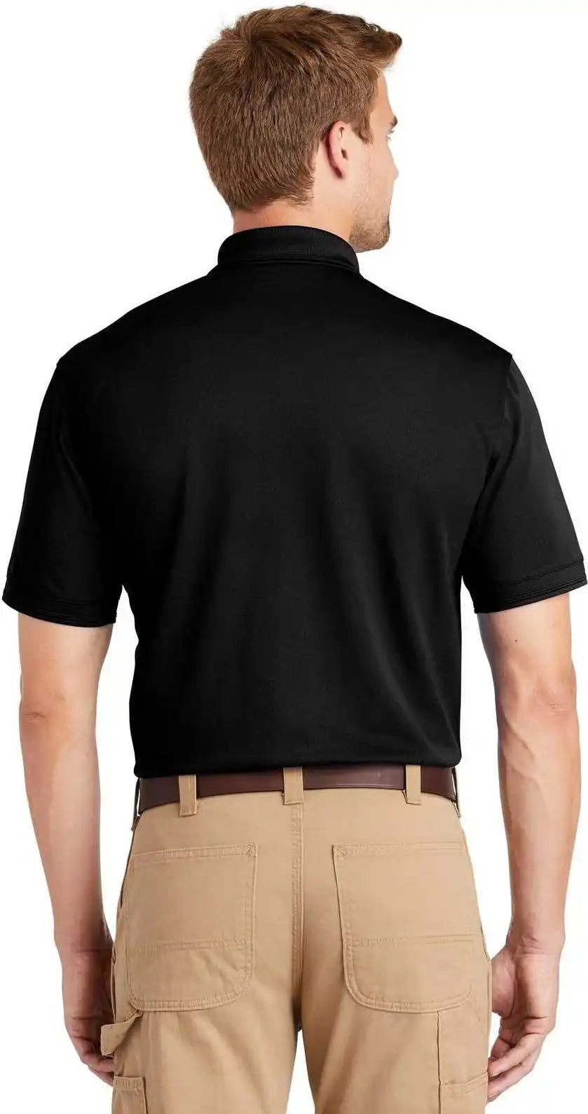 Cornerstone Cs4020 Industrial Snag-proof Pique Polo - Black