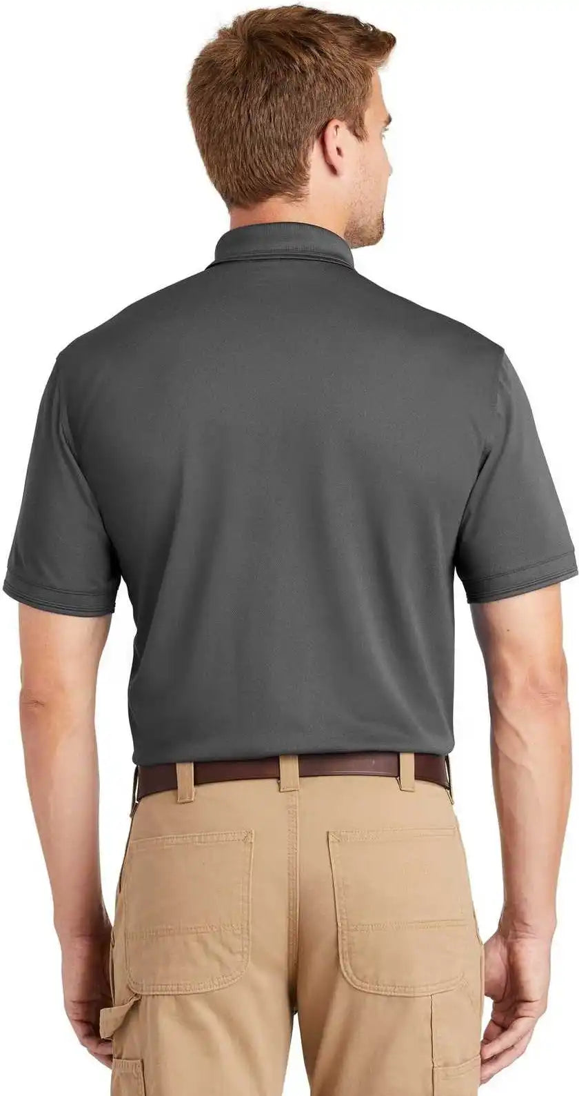 Cornerstone Cs4020 Industrial Snag Proof Pique Polo Charcoal