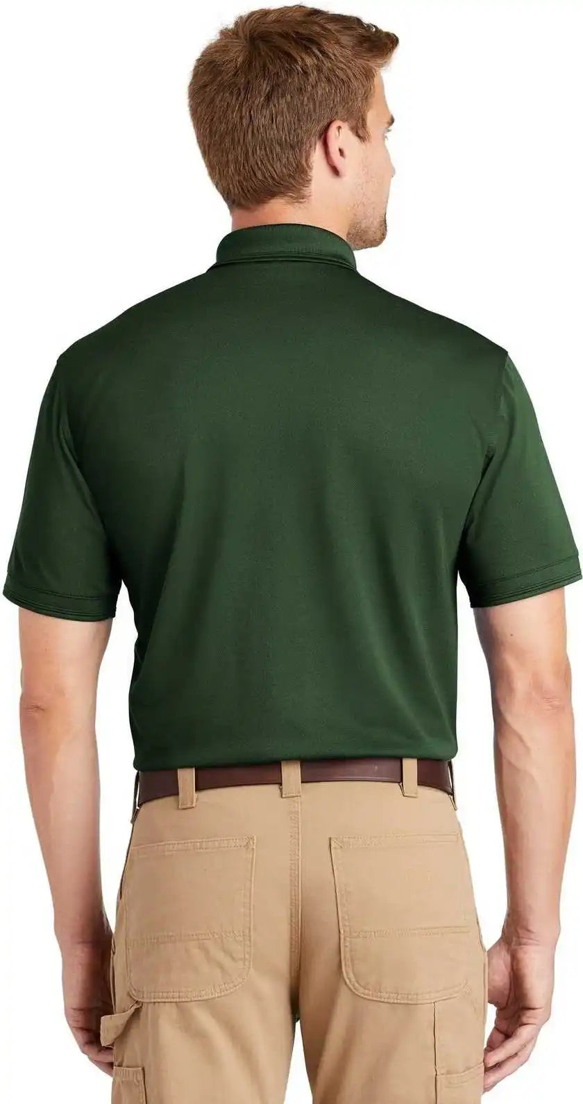 Cornerstone Cs4020 Industrial Snag-proof Pique Polo - Dark Green