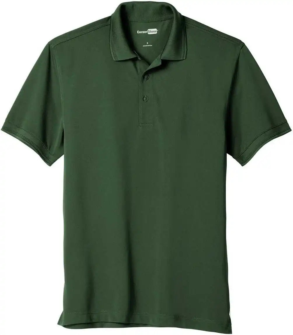 Cornerstone Cs4020 Industrial Snag-proof Pique Polo - Dark Green