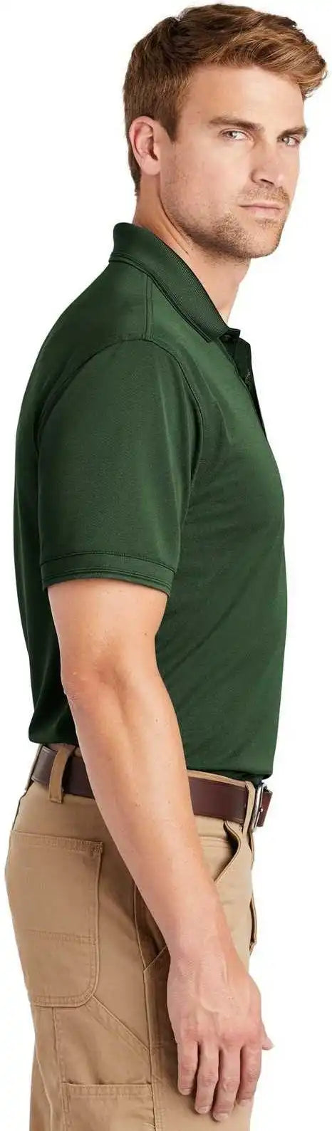 Cornerstone Cs4020 Industrial Snag-proof Pique Polo - Dark Green