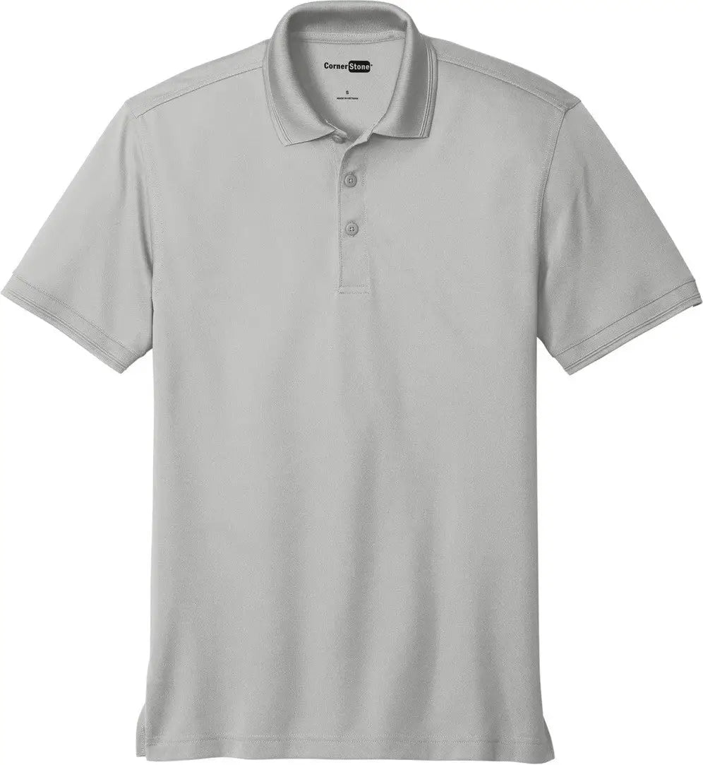 Cornerstone Cs4020 Industrial Snag-proof Pique Polo - Light Gray