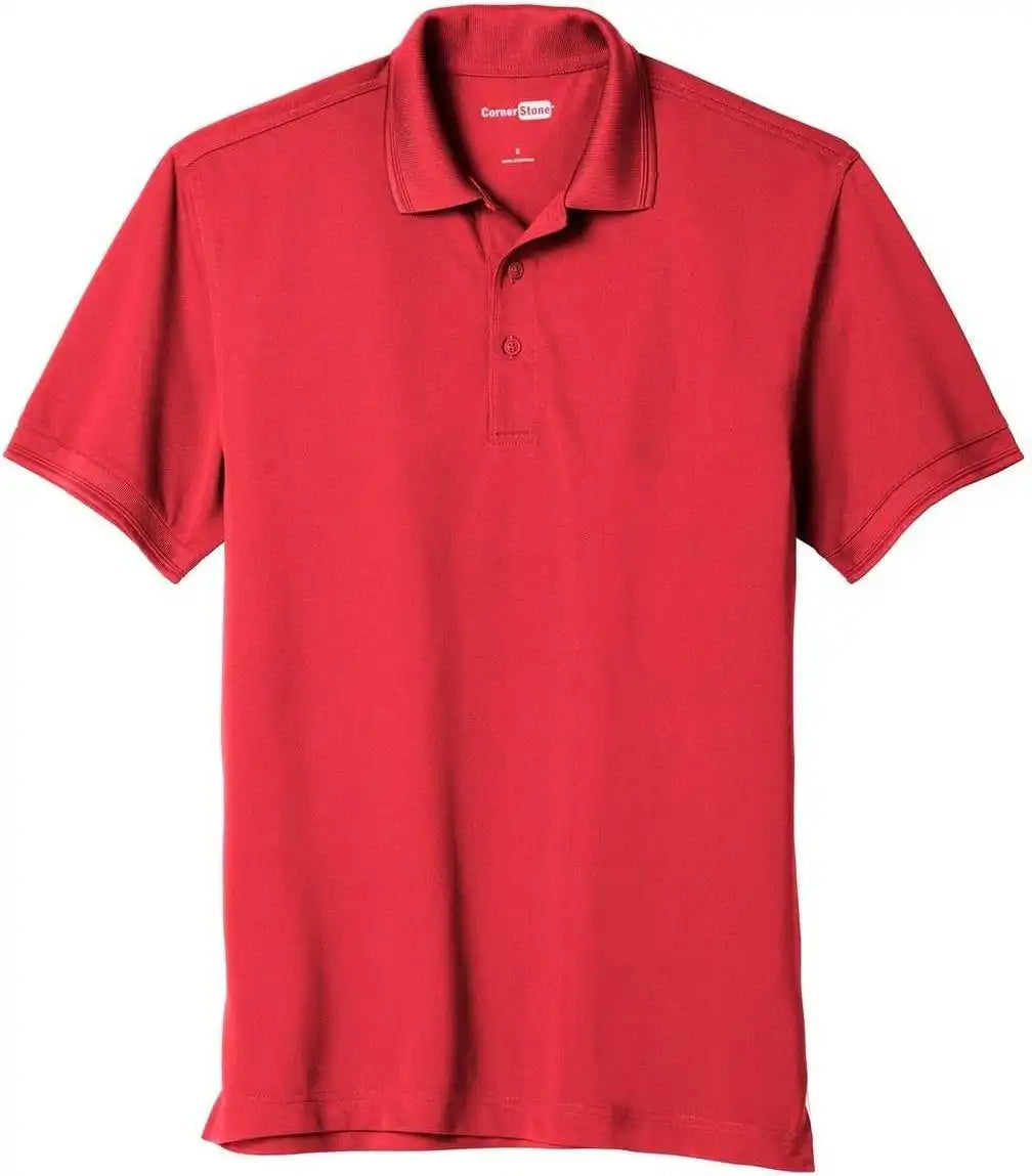 Cornerstone Cs4020 Industrial Snag-proof Pique Polo - Red