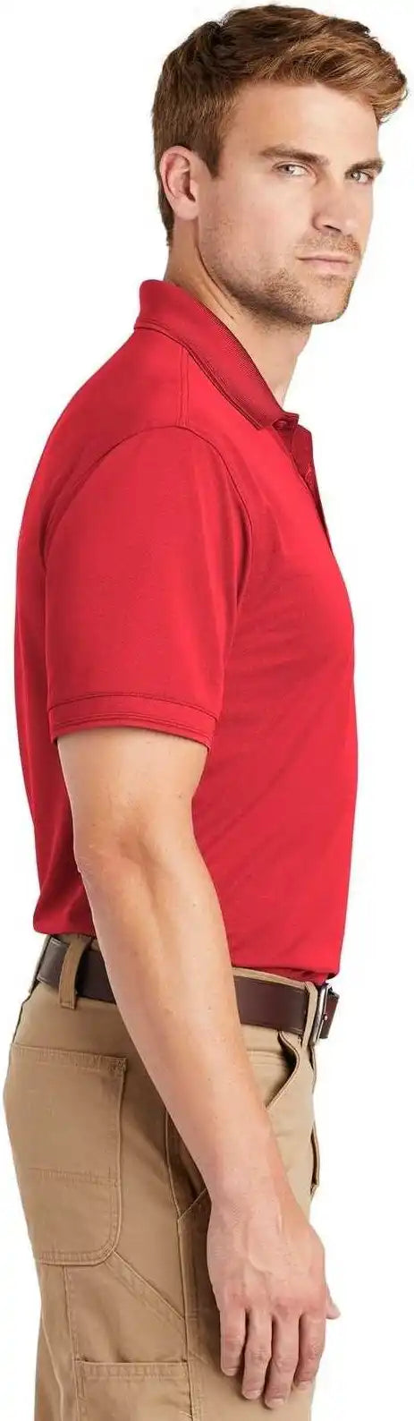 Cornerstone Cs4020 Industrial Snag-proof Pique Polo - Red