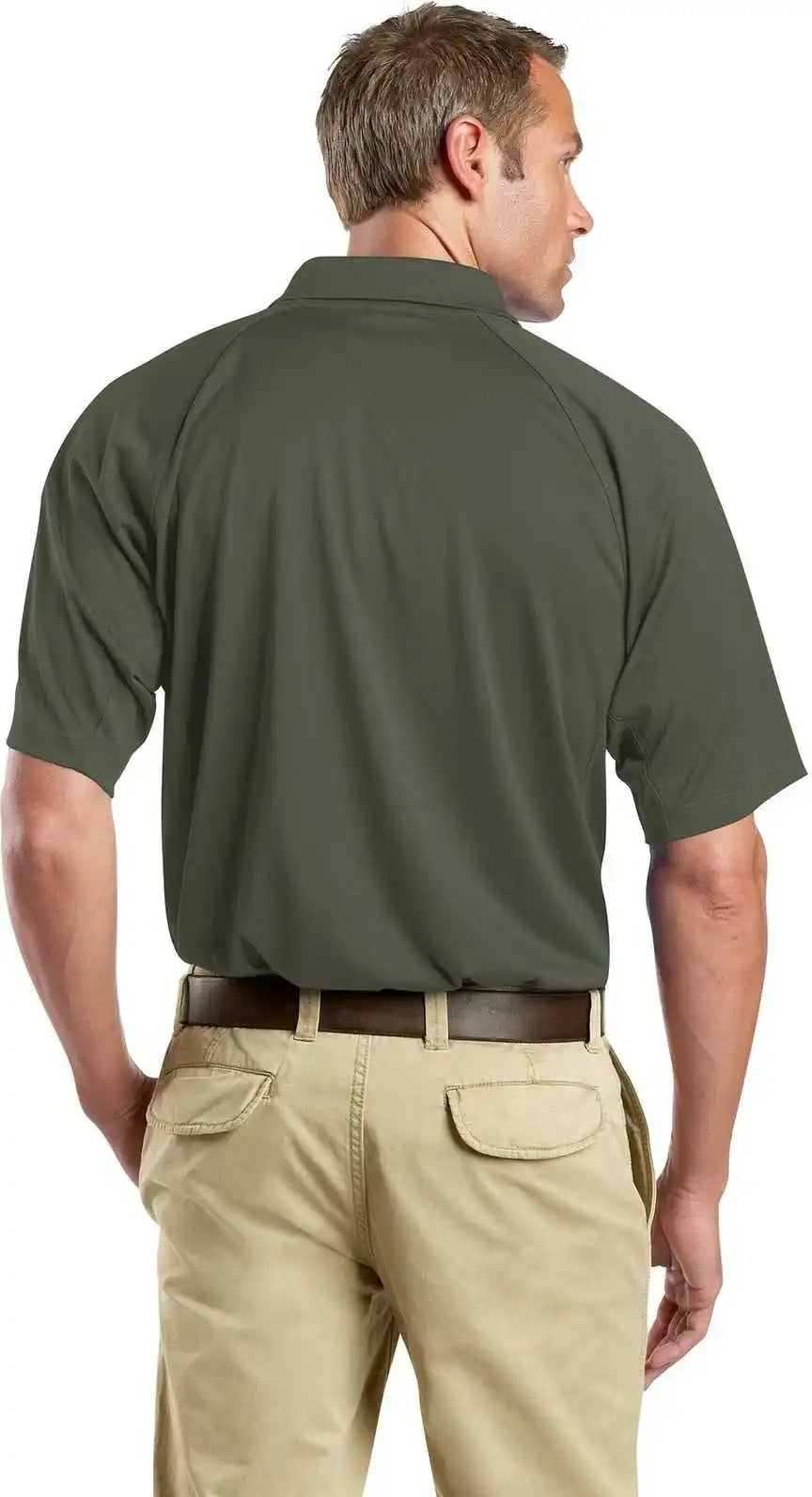 Cornerstone Cs410 Select Snag Proof Tactical Polo Green