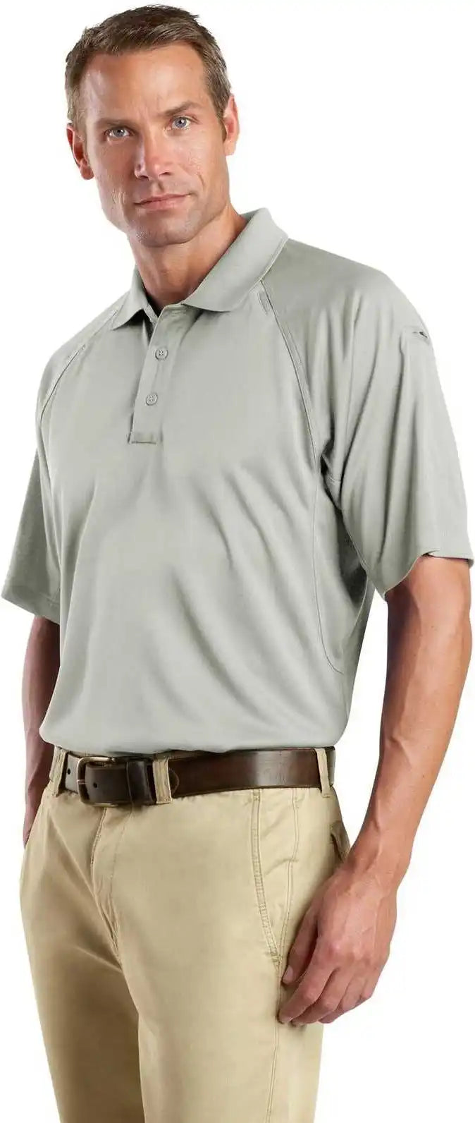 Cornerstone Cs410 Select Snag-proof Tactical Polo - Light Gray