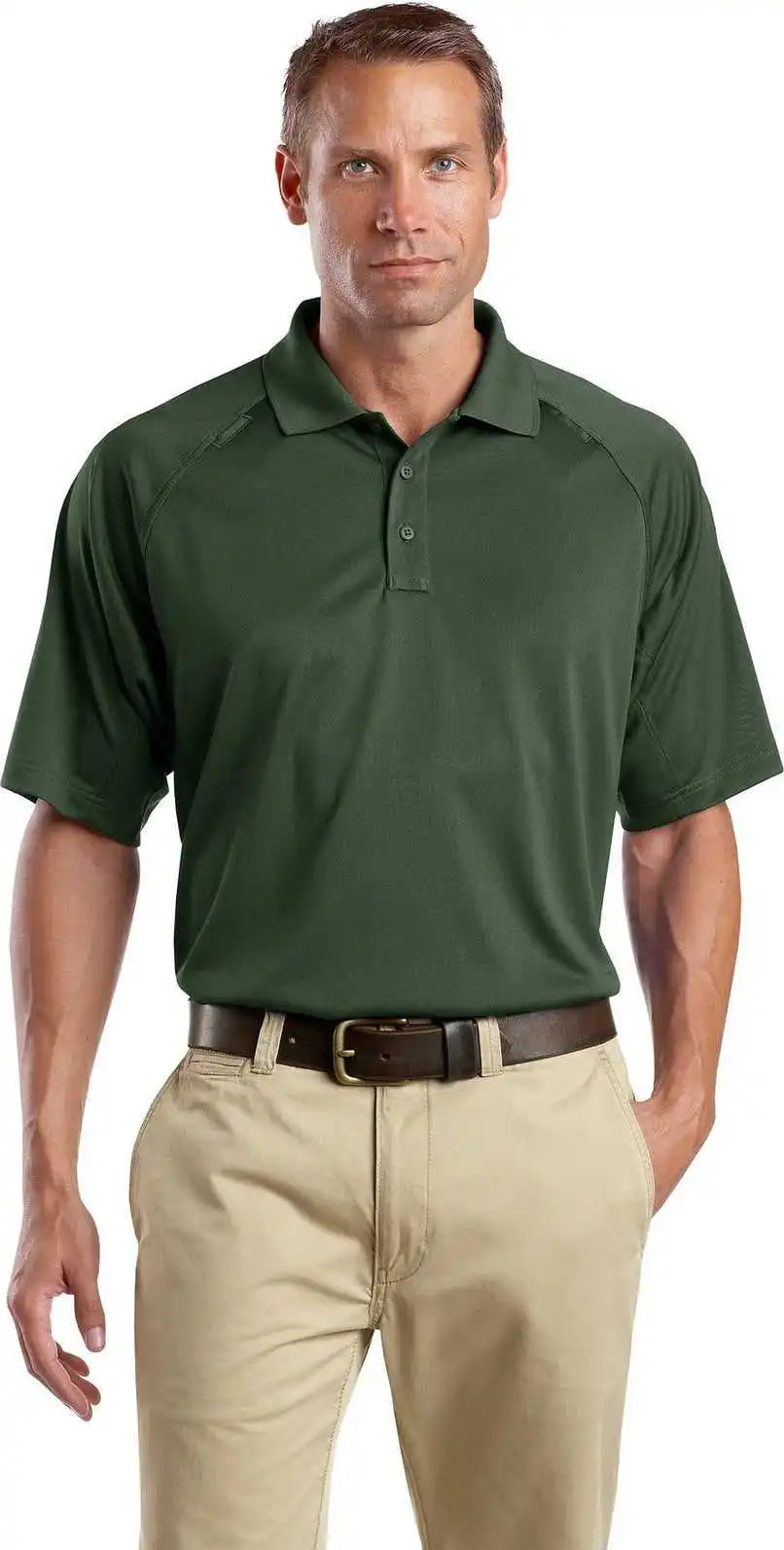 Cornerstone Cs410 Select Snagproof Tactical Polo - Dark Green