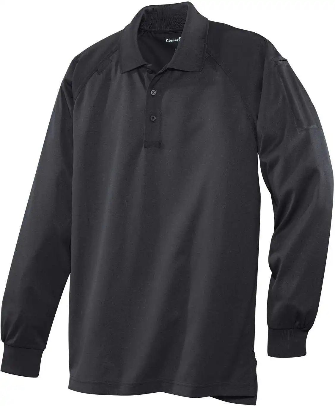 Cornerstone Cs410ls Select Long Sleeve Snag Proof Tactical Polo Charcoal