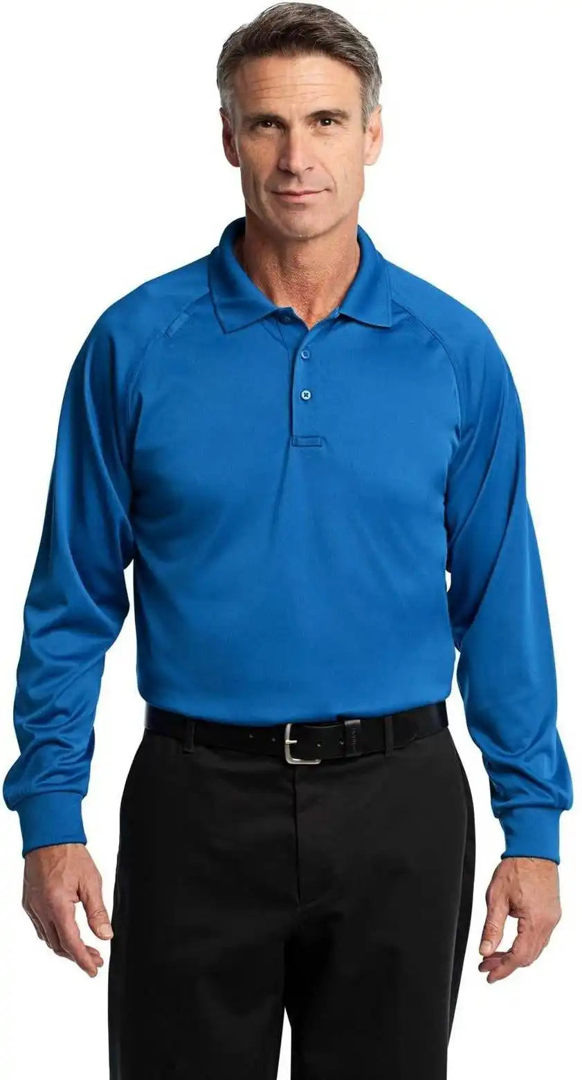 Cornerstone Cs410ls Select Long Sleeve Snag-proof Tactical Polo - Royal