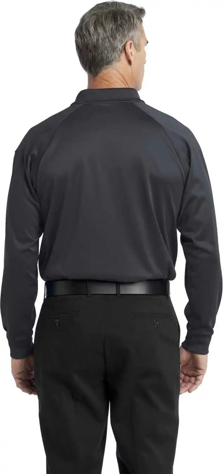 Cornerstone Cs410ls Select Long Sleeve Snag-proof Tactical Polo - Charcoal