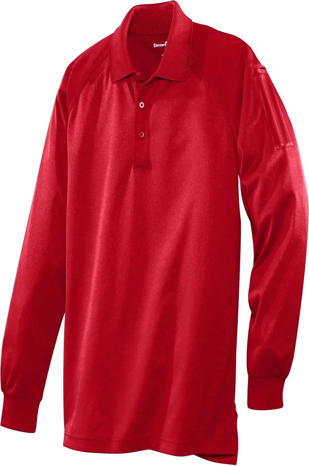 Cornerstone Cs410ls Select Long Sleeve Snag-proof Tactical Polo - Red