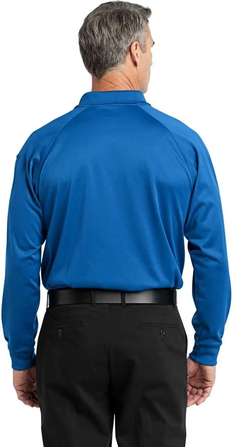 Cornerstone Cs410ls Select Long Sleeve Snag-proof Tactical Polo - Royal