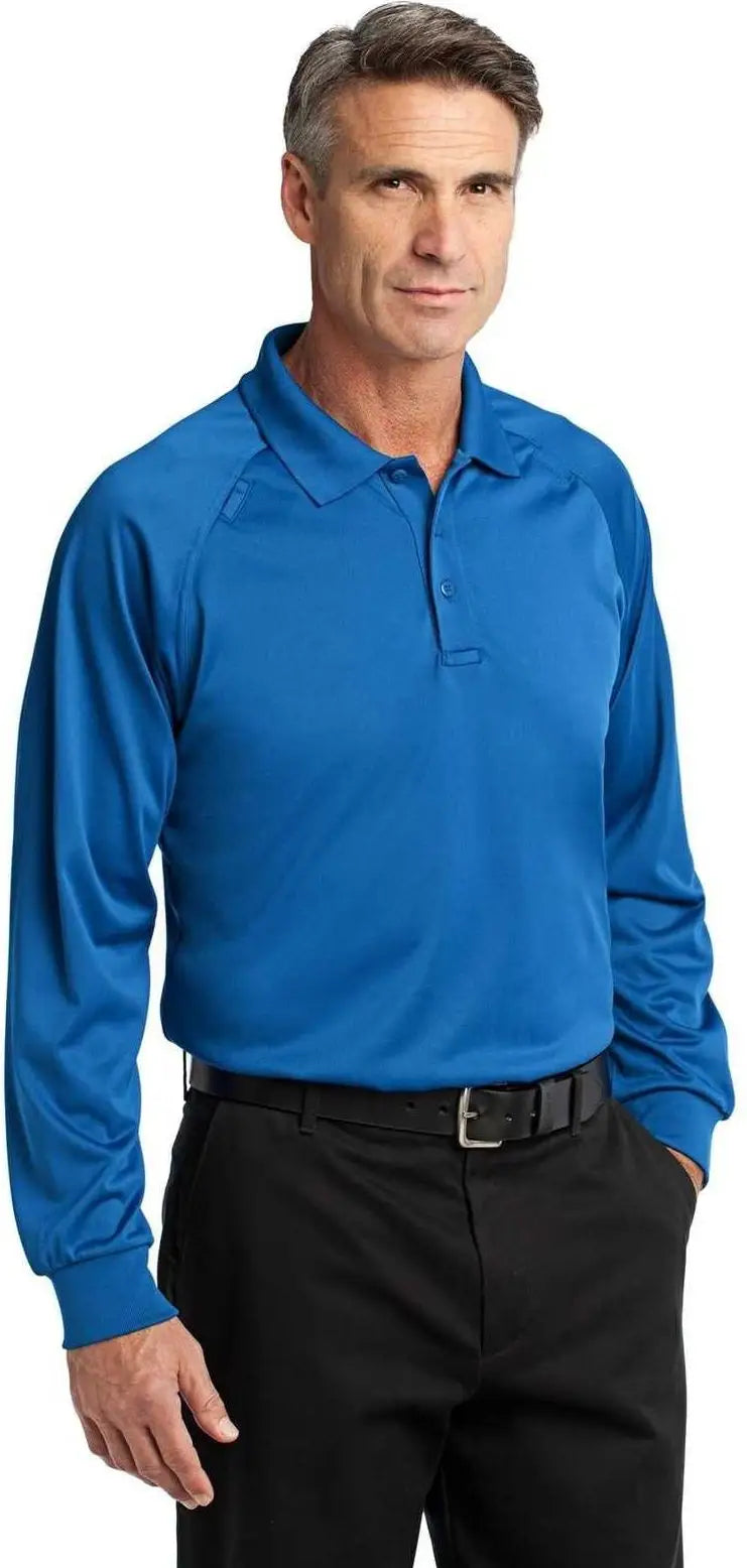 Cornerstone Cs410ls Select Long Sleeve Snag-proof Tactical Polo - Royal