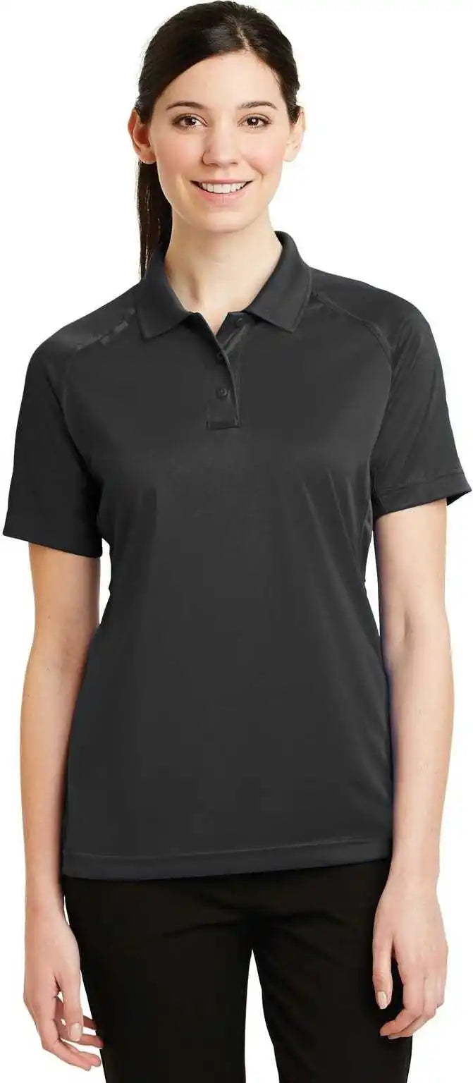 Cornerstone Cs411 Ladies Select Snag Proof Tactical Polo Charcoal