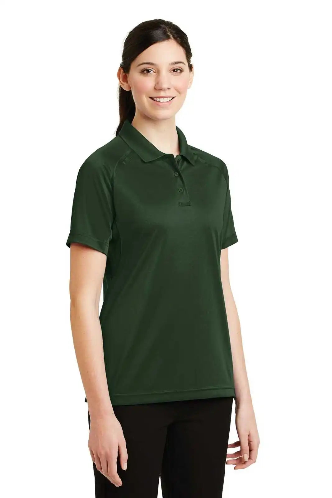Cornerstone Cs411 Ladies Select Snag-proof Tactical Polo - Dark Green