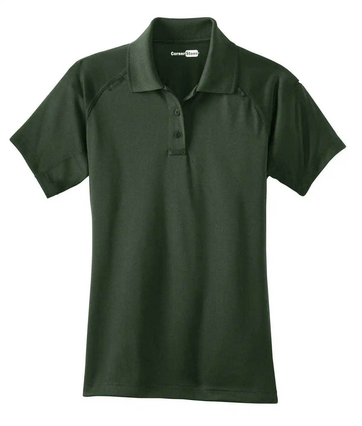 Cornerstone Cs411 Ladies Select Snag-proof Tactical Polo - Dark Green