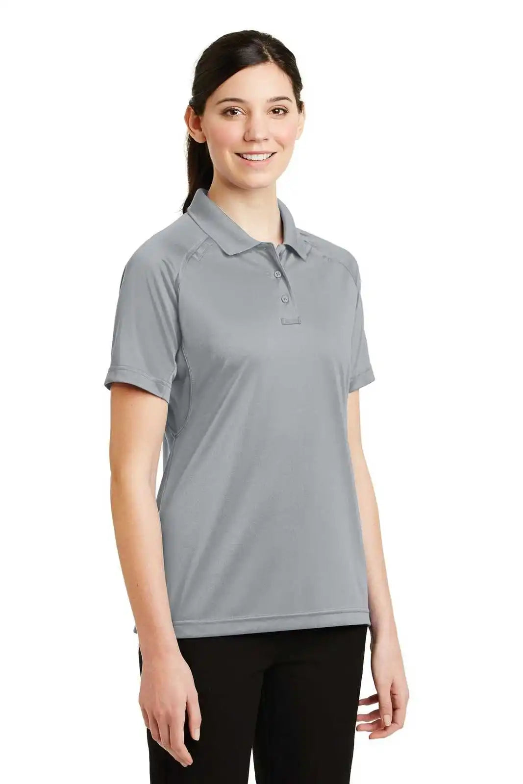 Cornerstone Cs411 Ladies Select Snag-proof Tactical Polo - Light Gray