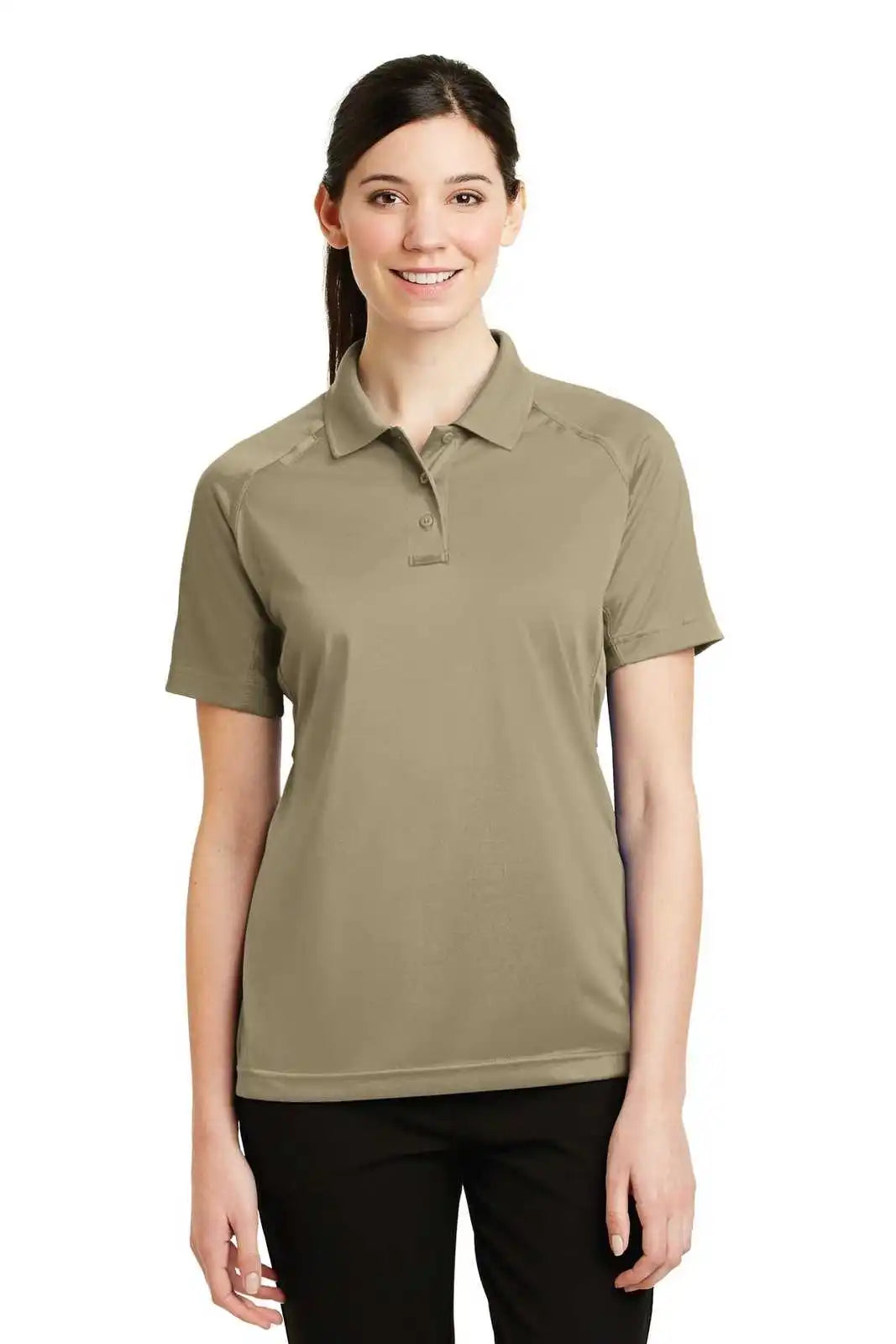 Cornerstone Cs411 Ladies Select Snag-proof Tactical Polo - Tan