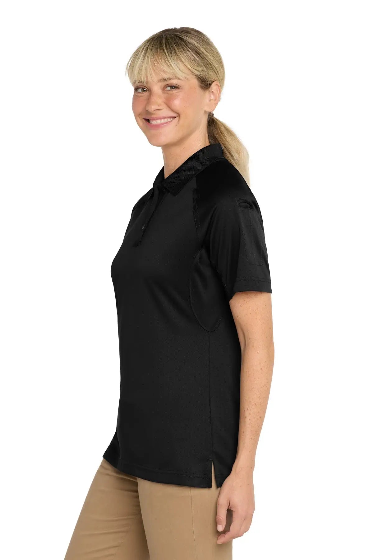 Cornerstone Cs411 Women’s Select Snag-proof Tactical Polo - Black