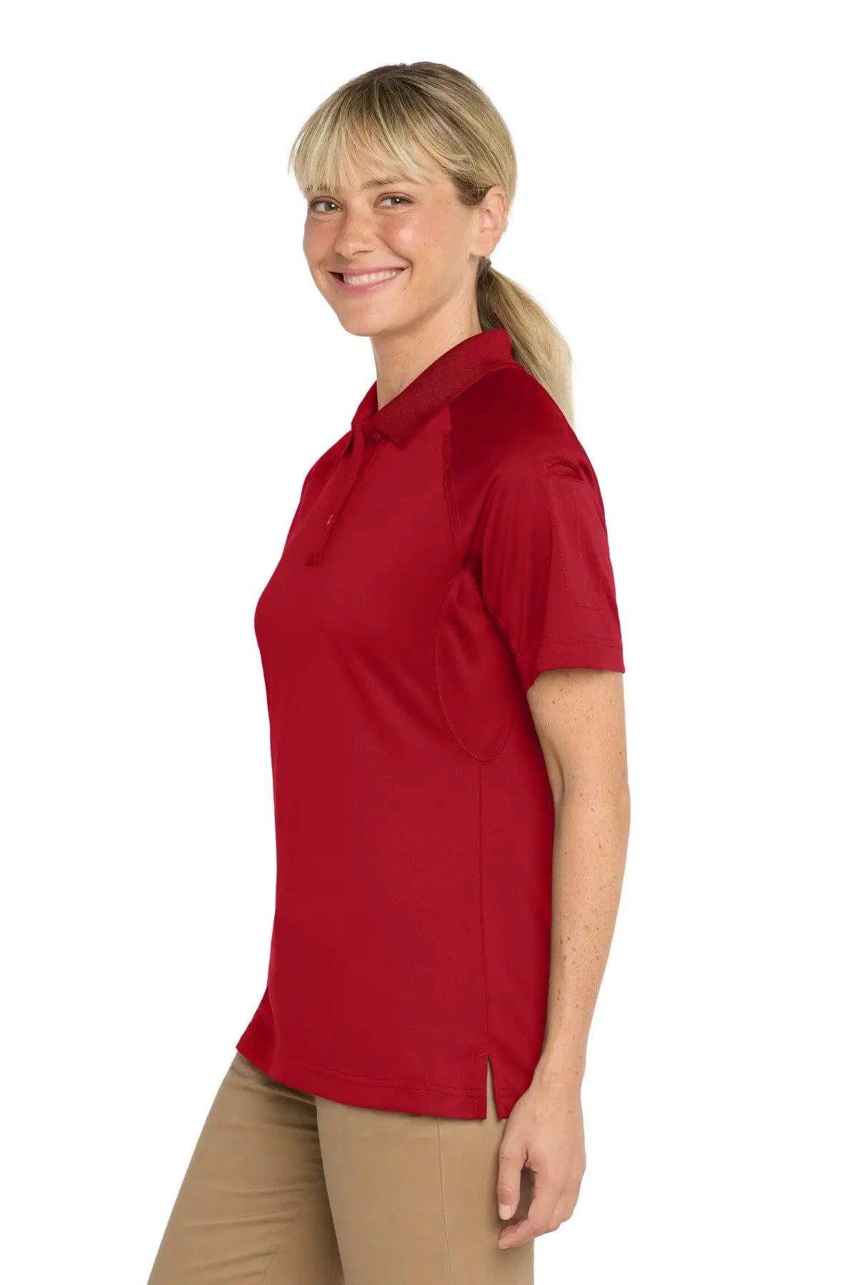 Cornerstone Cs411 Women’s Select Snag-proof Tactical Polo - Red