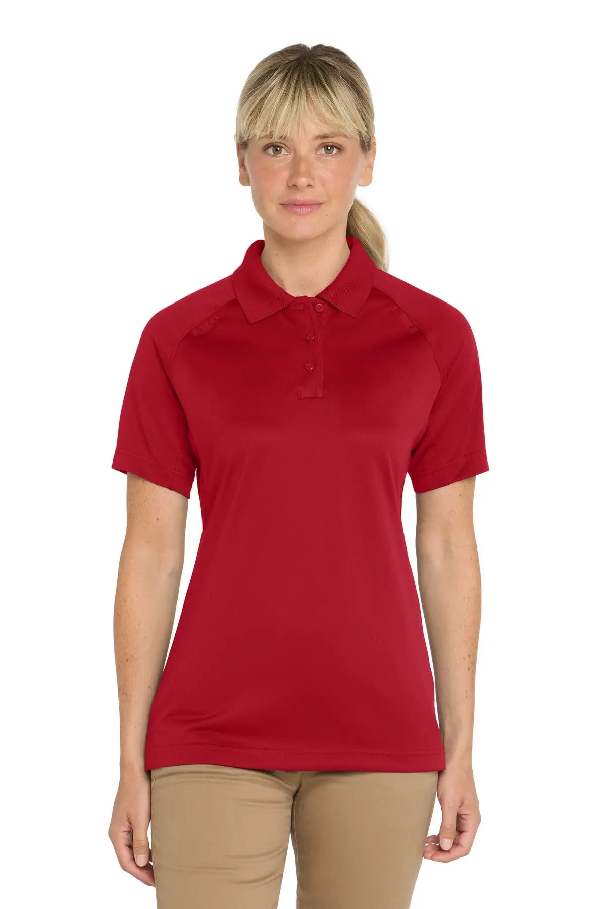 Cornerstone Cs411 Women’s Select Snag-proof Tactical Polo - Red