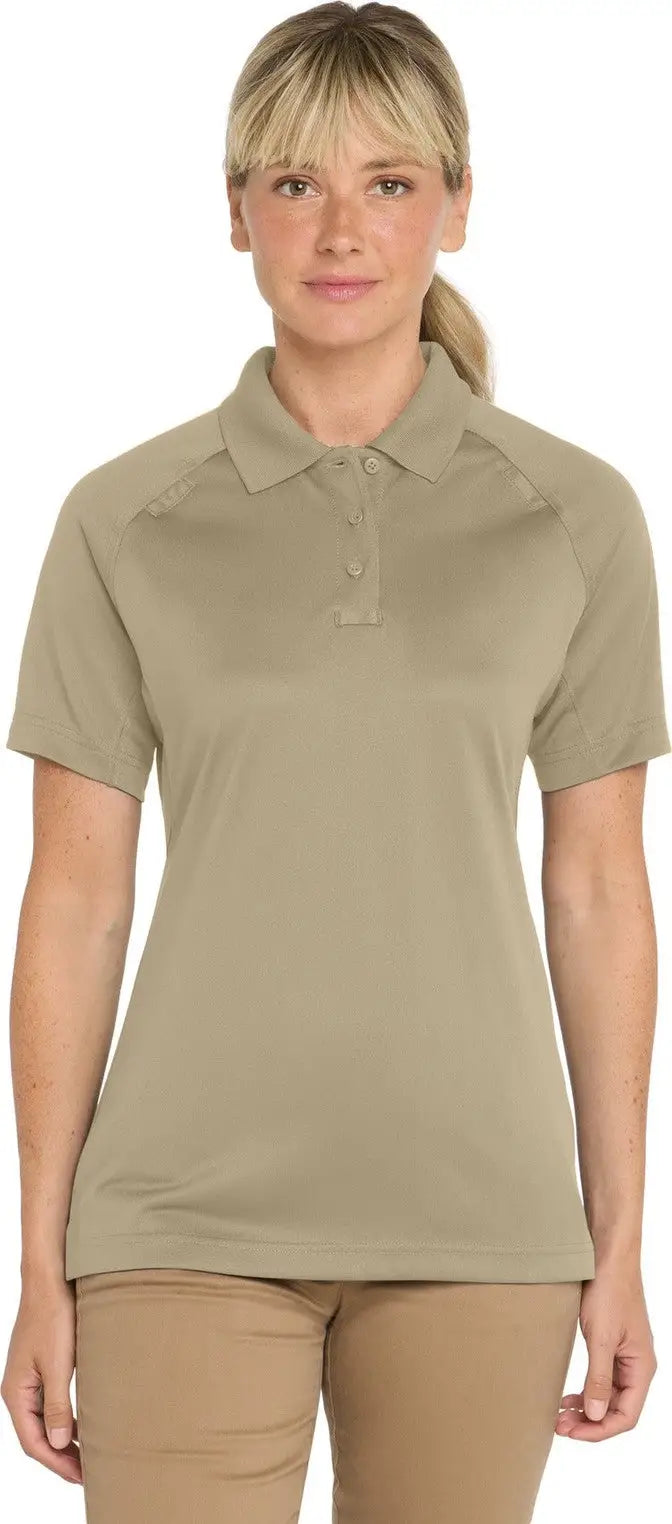 Cornerstone Cs411 Women’s Select Snag-proof Tactical Polo - Tan - Ladies Xs