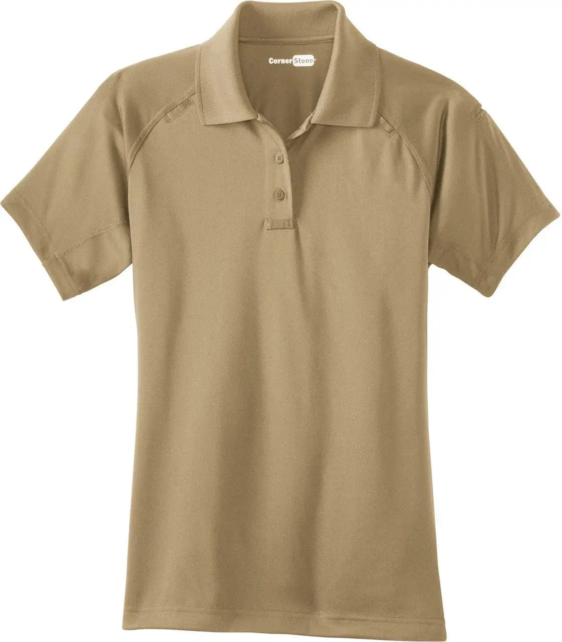 Cornerstone Cs411 Women’s Select Snag-proof Tactical Polo - Tan