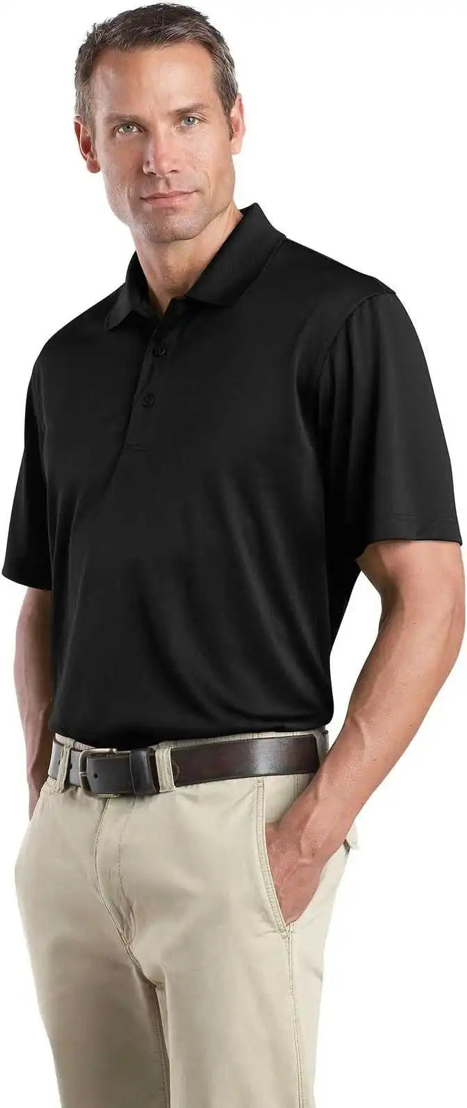 Cornerstone Cs412 Select Snag Proof Polo Black