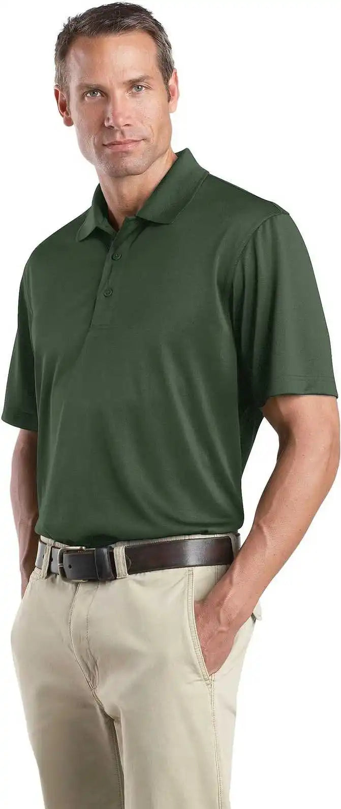 Cornerstone Cs412 Select Snag-proof Polo - Dark Green
