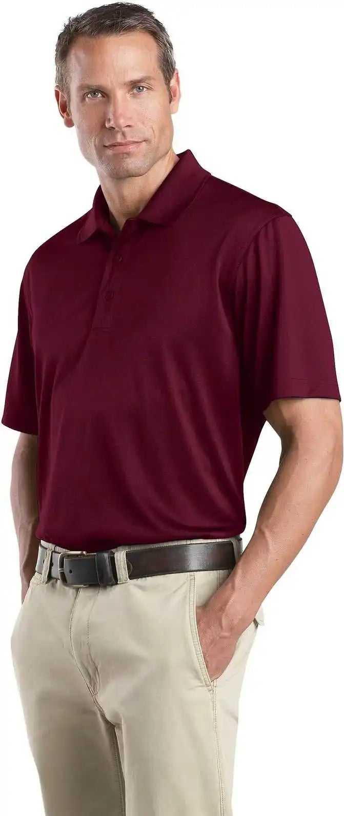 Cornerstone Cs412 Select Snag Proof Polo Maroon