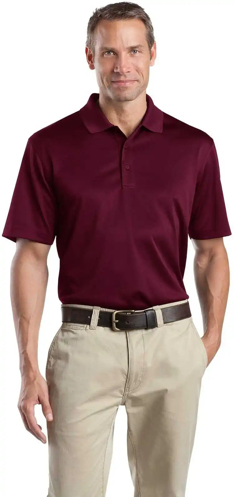 Cornerstone Cs412 Select Snag Proof Polo Maroon