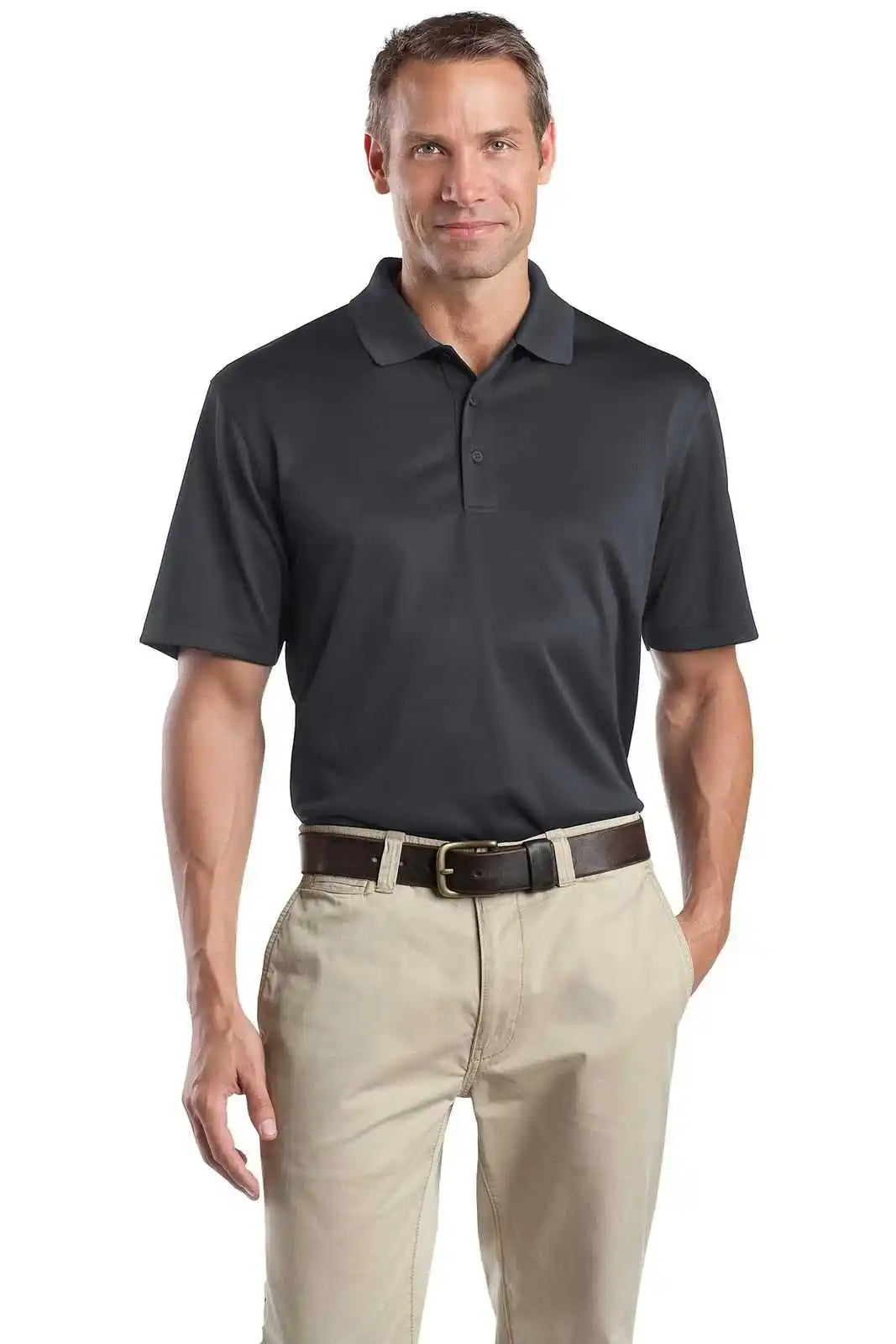 Cornerstone Cs412 Select Snagproof Polo - Charcoal