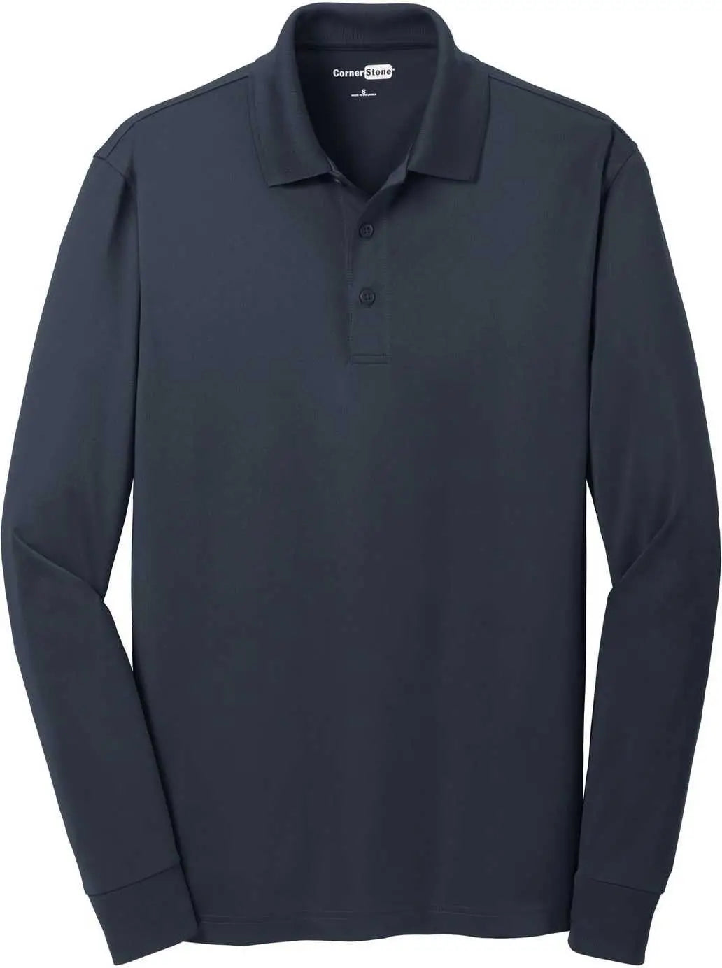 Cornerstone Cs412ls Select Snag-proof Long Sleeve Polo - Dark Navy