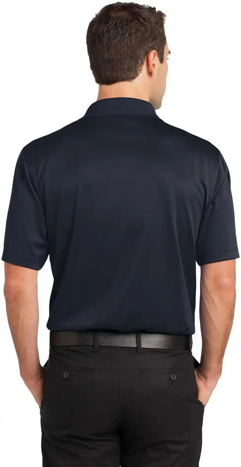 Cornerstone Cs412p Select Snag-proof Pocket Polo - Dark Navy