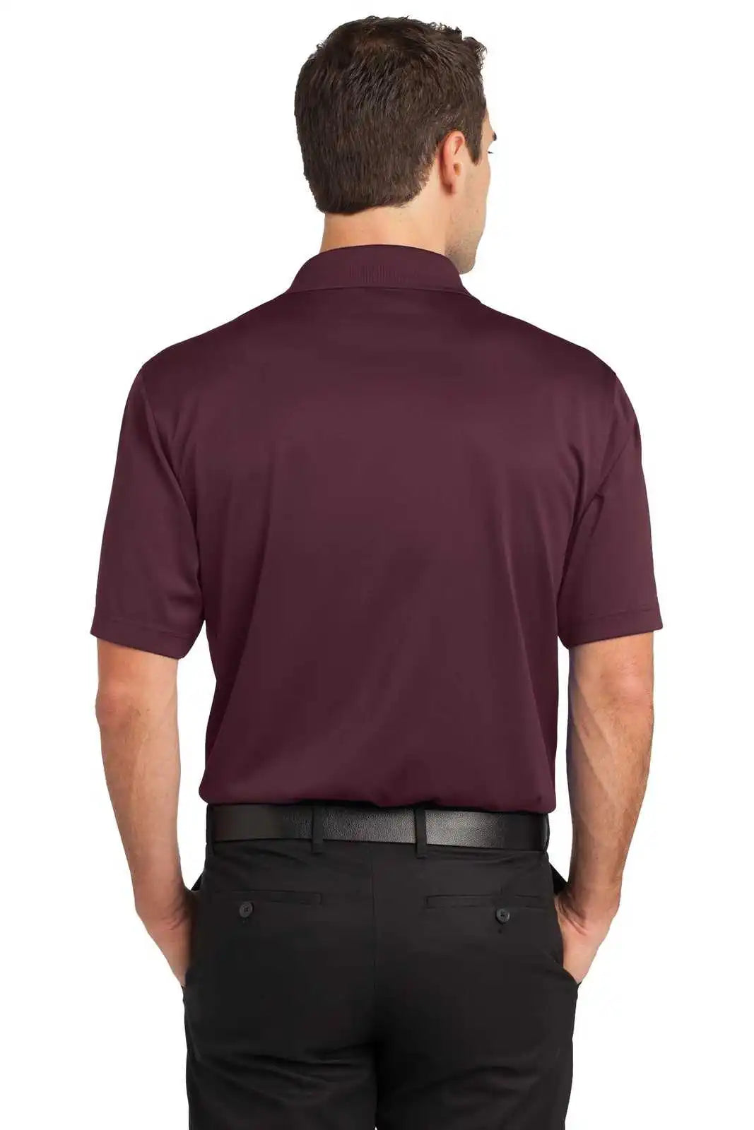 Cornerstone Cs412p Select Snag-proof Pocket Polo - Maroon