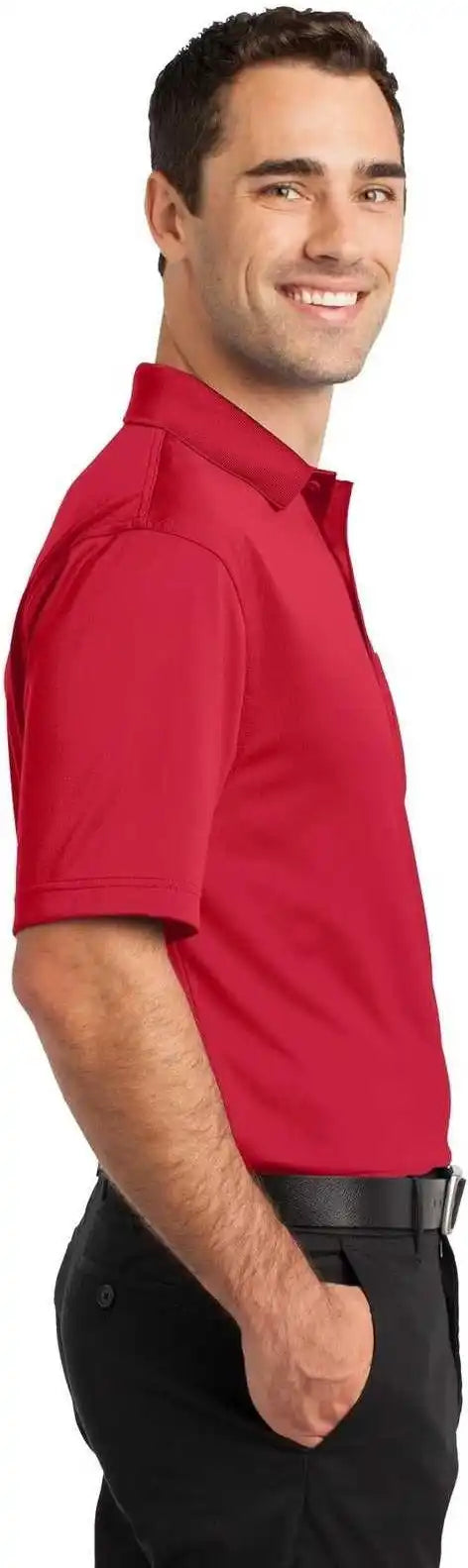 Cornerstone Cs412p Select Snag Proof Pocket Polo Red