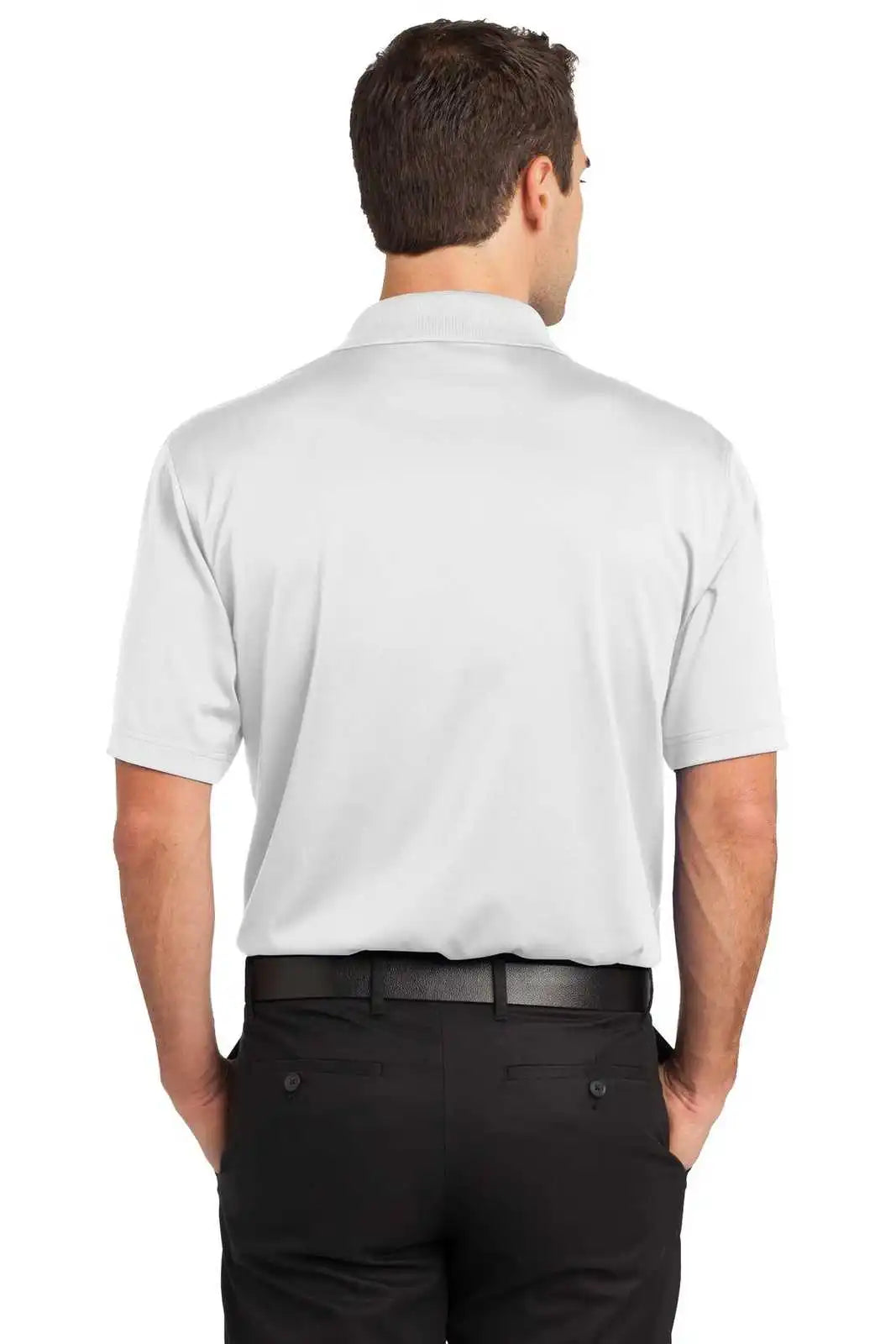 Cornerstone Cs412p Select Snag-proof Pocket Polo - White