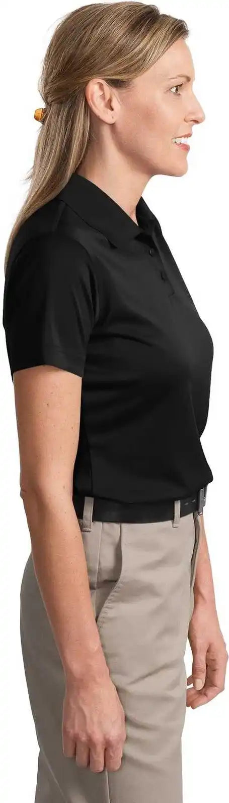 Cornerstone Cs413 Ladies Select Snag Proof Polo Black