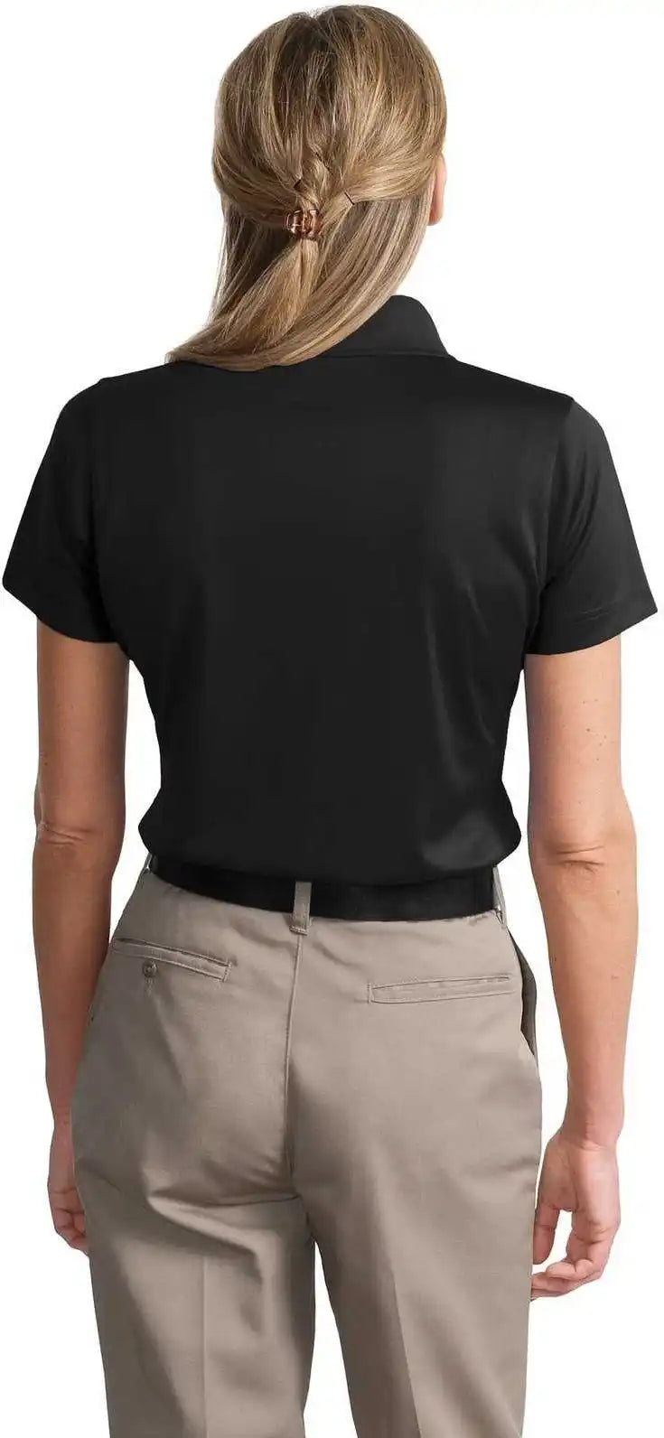 Cornerstone Cs413 Ladies Select Snag Proof Polo Black