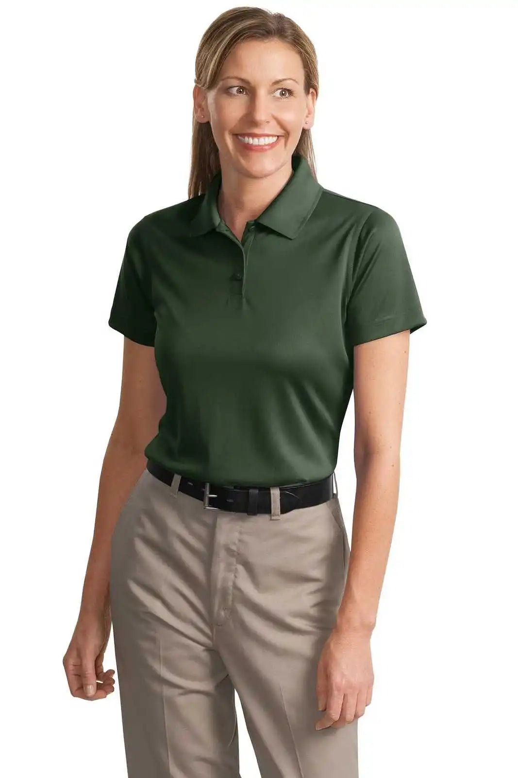 Cornerstone Cs413 Ladies Select Snag-proof Polo - Dark Green