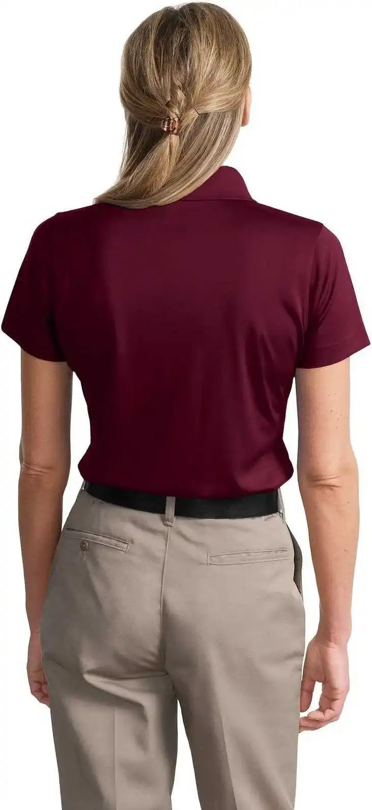 Cornerstone Cs413 Ladies Select Snag Proof Polo Maroon
